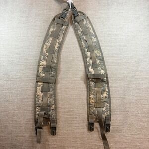 US Military MOLLE II ACU Digital Camo Rucksack Shoulder Straps Tactical Gear
